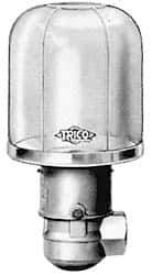 Trico - 1 Outlet, Plastic Bowl, 8 Ounce Constant-Level Oil Reservoir - 1/4 NPT Outlet, 2-5/8" Diam x 6-3/16" High - Eagle Tool & Supply