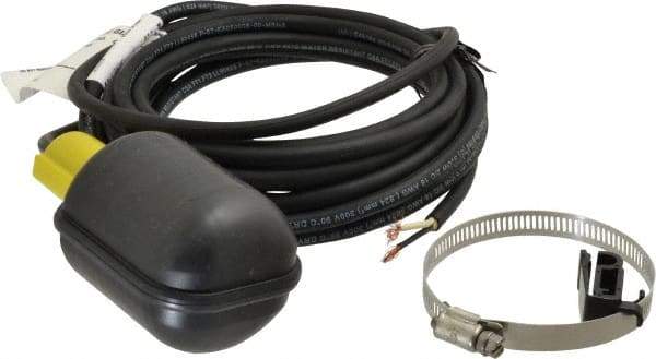 Little Giant Pumps - 115 AC Volt, Tethered Control Float Switch, Float Switch - For Use with Simplex and Duplex Grinder Panels - Eagle Tool & Supply