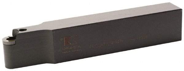 Kennametal - PRCC, Neutral Cut, 0° Lead Angle, 32mm Shank Height x 25mm Shank Width, Neutral Rake Indexable Turning Toolholder - 170mm OAL, RC..1606.. Insert Compatibility, Series Fix-Perfect - Eagle Tool & Supply
