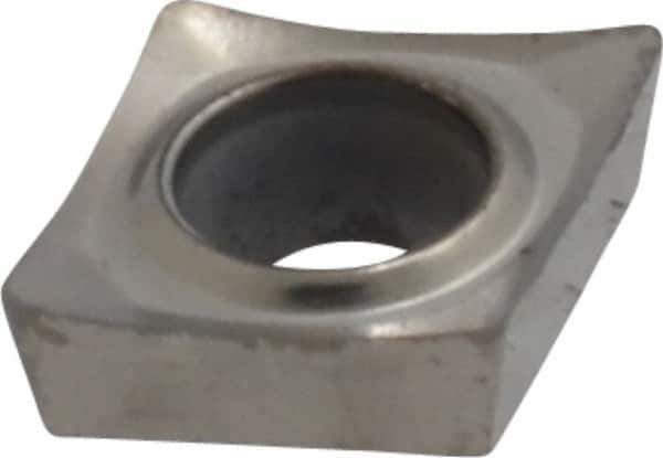 Kennametal - CPGT21.51 HP Grade KC5410 Carbide Turning Insert - TiB2 Finish, 80° Diamond, 1/4" Inscr Circle, 3/32" Thick, 1/64" Corner Radius - Eagle Tool & Supply