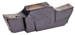 Iscar - 157015GEPI X Grade IC908, 1.57mm Cutting Width Carbide Grooving Insert - 2mm Max Depth of Cut, Right Hand, 0.15mm Corner Radius, TiAlN Finish - Eagle Tool & Supply