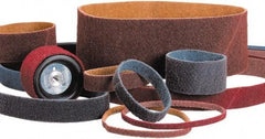 Standard Abrasives - 1/2" Wide x 18" OAL, 240 Norax Grit, Aluminum Oxide Abrasive Belt - Aluminum Oxide, Very Fine, Nonwoven - Eagle Tool & Supply