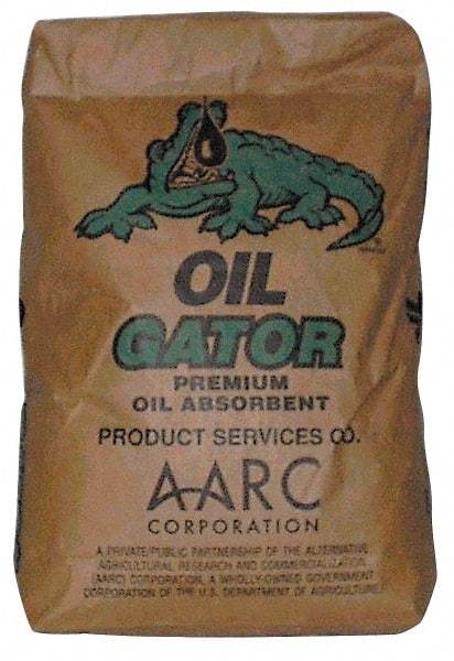 Made in USA - 30 Lb Bag Recycled Cotton Seed Granular Sorbent - Oil Only - Eagle Tool & Supply