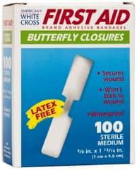 Medique - Butterfly Self-Adhesive Bandage - Plastic Bandage - Eagle Tool & Supply