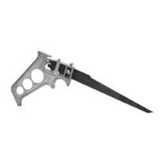 Stanley - Steel Blade Keyhole Saw - Cast Aluminum Handle, Pistol Grip, 8" OAL - Eagle Tool & Supply