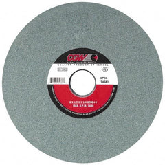 Camel Grinding Wheels - 7" Diam x 1-1/4" Hole x 3/4" Thick, I Hardness, 100 Grit Surface Grinding Wheel - Silicon Carbide, Type 5, Fine Grade, 3,760 Max RPM, Vitrified Bond, One-Side Recess - Eagle Tool & Supply