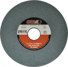 Camel Grinding Wheels - 7" Diam x 1-1/4" Hole x 1/4" Thick, I Hardness, 80 Grit Surface Grinding Wheel - Silicon Carbide, Type 1, Medium Grade, 3,760 Max RPM, Vitrified Bond, No Recess - Eagle Tool & Supply