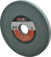 Camel Grinding Wheels - 7" Diam x 1-1/4" Hole x 1/2" Thick, I Hardness, 100 Grit Surface Grinding Wheel - Silicon Carbide, Type 1, Fine Grade, 3,760 Max RPM, Vitrified Bond, No Recess - Eagle Tool & Supply