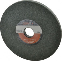 Camel Grinding Wheels - 8" Diam x 1-1/4" Hole x 1/2" Thick, I Hardness, 60 Grit Surface Grinding Wheel - Silicon Carbide, Type 1, Medium Grade, 3,600 Max RPM, Vitrified Bond, No Recess - Eagle Tool & Supply