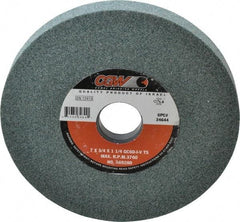 Camel Grinding Wheels - 7" Diam x 1-1/4" Hole x 3/4" Thick, I Hardness, 60 Grit Surface Grinding Wheel - Silicon Carbide, Type 5, Medium Grade, 3,760 Max RPM, Vitrified Bond, One-Side Recess - Eagle Tool & Supply