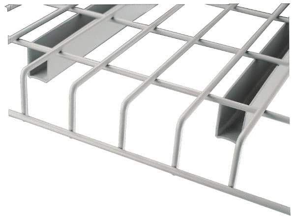 Nashville Wire - 34" Wide, 1-1/2" High, Open Shelving Welded Wire Decking - Steel, 42" Deep, Use with Pallet Racks - Eagle Tool & Supply