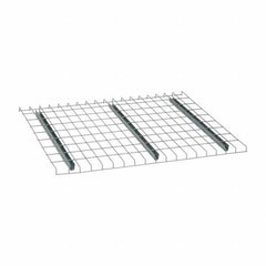 Nashville Wire - 46" Wide, 1-1/2" High, Open Shelving Welded Wire Decking - Steel, 36" Deep, Use with Pallet Racks - Eagle Tool & Supply