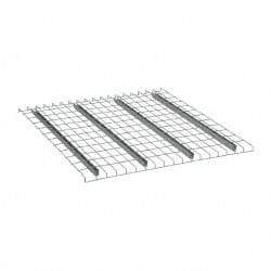 Nashville Wire - 46" Wide, 1-1/2" High, Open Shelving Welded Wire Decking - Steel, 48" Deep, Use with Pallet Racks - Eagle Tool & Supply