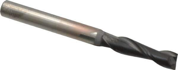 Niagara Cutter - 3/16", 5/8" LOC, 3/16" Shank Diam, 2" OAL, 2 Flute, Solid Carbide Square End Mill - Single End, Diamond Finish, Spiral Flute, 30° Helix, Centercutting, Right Hand Cut, Right Hand Flute, Series DIA230 - Eagle Tool & Supply