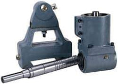 Interstate - Milling Head Angle Attachment Set - R8 Spindle Taper, Compatible with Bridgeport Type - Eagle Tool & Supply