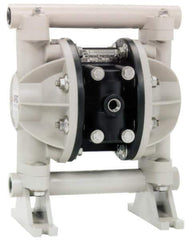 ARO/Ingersoll-Rand - 1/2" NPT, Nonmetallic, Air Operated Diaphragm Pump - Santoprene Diaphragm, Polypropylene Housing - Eagle Tool & Supply