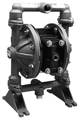 ARO/Ingersoll-Rand - 1/2" NPT, Metallic, Air Operated Diaphragm Pump - PTFE Diaphragm, Stainless Steel Housing - Eagle Tool & Supply