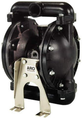 ARO/Ingersoll-Rand - 1" NPT, Metallic, Air Operated Diaphragm Pump - Viton Diaphragm, Aluminum Housing - Eagle Tool & Supply
