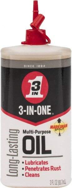 3-IN-ONE - 3 oz Can Mineral Multi-Purpose Oil - ISO 22 - Eagle Tool & Supply