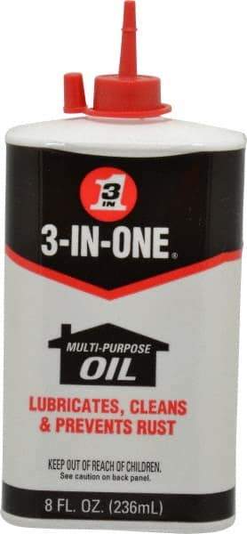 3-IN-ONE - 8 oz Can Mineral Multi-Purpose Oil - ISO 22 - Eagle Tool & Supply