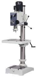 Vectrax - 20-7/16" Swing, Geared Head Drill Press - Variable Speed, 1 hp, Three Phase - Eagle Tool & Supply