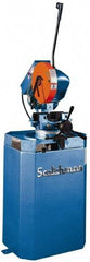 Scotchman - 1 Cutting Speed, 14" Blade Diam, Cold Saw - 1,500 & 3,000 RPM Blade Speed, Floor Machine, 3 Phase, Compatible with Non-Ferrous Material - Eagle Tool & Supply