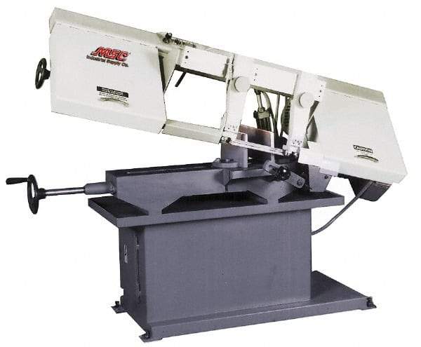 Vectrax - 9 x 14-9/16" Max Capacity, Manual Step Pulley Horizontal Bandsaw - 82, 127, 186 & 300 SFPM Blade Speed, 220 Volts, 2 hp, 3 Phase - Eagle Tool & Supply