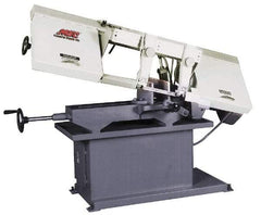 Vectrax - 9 x 14-1/2" Max Capacity, Manual Step Pulley Horizontal Bandsaw - 82, 127, 186 & 300 SFPM Blade Speed, 110/220 Volts, 1-1/2 hp, 1 Phase - Eagle Tool & Supply