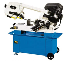 Vectrax - 7 x 12" Manual Combo Horizontal & Vertical Bandsaw - 1 Phase, 45° Vise Angle of Rotation, 1 hp, 115/230 Volts, Step Pulley Drive - Eagle Tool & Supply