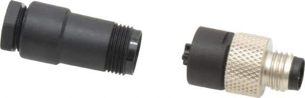 Brad Harrison - 4 Amp, Male Straight Field Attachable Connector Sensor and Receptacle - 60 VAC, 75 VDC, IP67 Ingress Rating - Eagle Tool & Supply