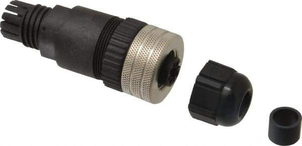 Brad Harrison - 4 Amp, Female Straight Field Attachable Connector Sensor and Receptacle - 30 VAC, 36 VDC, IP67 Ingress Rating - Eagle Tool & Supply