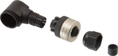 Brad Harrison - 4 Amp, Female 90° to Male 90° Field Attachable Connector Sensor and Receptacle - 250 VAC, 300 VDC, IP67 Ingress Rating - Eagle Tool & Supply