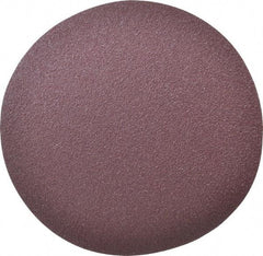 3M - 5" Diam, 80 Grit Aluminum Oxide Adhesive PSA Disc - Medium Grade, Maroon, J Weighted Backing, Flexible, Use with Random Orbital Sanders - Eagle Tool & Supply