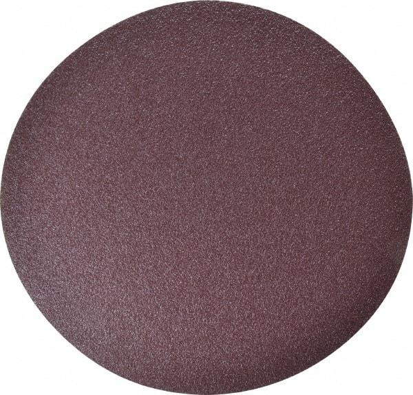 3M - 6" Diam, 80 Grit Aluminum Oxide Adhesive PSA Disc - Medium Grade, Maroon, J Weighted Backing, Flexible, Use with Random Orbital Sanders - Eagle Tool & Supply