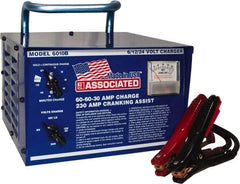 Associated Equipment - 6/12/24 Volt Battery Charger - 60 Amps/60 Amps/30 Amps, 230 Starter Amps - Eagle Tool & Supply