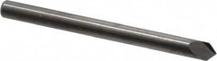 Accupro - 1/8" Diam 2 Flute Single End Solid Carbide Chamfer Mill - Eagle Tool & Supply