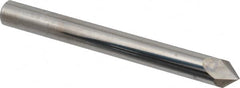 Accupro - 1/4" Diam 2 Flute Single End Solid Carbide Chamfer Mill - Eagle Tool & Supply