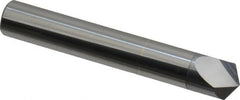 Accupro - 3/8" Diam 2 Flute Single End Solid Carbide Chamfer Mill - Eagle Tool & Supply