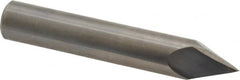 Accupro - 1/2" Diam 2 Flute Single End Solid Carbide Chamfer Mill - Eagle Tool & Supply