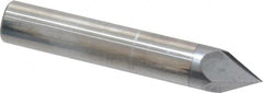Accupro - 1/2" Diam 2 Flute Single End Solid Carbide Chamfer Mill - Eagle Tool & Supply