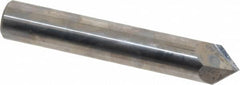 Accupro - 1/2" Diam 2 Flute Single End Solid Carbide Chamfer Mill - Eagle Tool & Supply