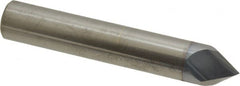 Accupro - 1/2" Diam 2 Flute Single End Solid Carbide Chamfer Mill - Eagle Tool & Supply