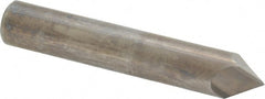 Accupro - 1/2" Diam 2 Flute Single End Solid Carbide Chamfer Mill - Eagle Tool & Supply