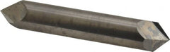 Accupro - 1/2" Diam 2 Flute Double End Solid Carbide Chamfer Mill - Eagle Tool & Supply