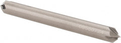 Accupro - 1/4" Diam 4 Flute Double End Solid Carbide Chamfer Mill - Eagle Tool & Supply