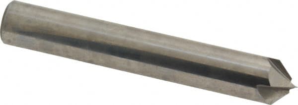 Accupro - 3/8" Diam 4 Flute Single End Solid Carbide Chamfer Mill - Eagle Tool & Supply