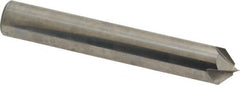 Accupro - 3/8" Diam 4 Flute Single End Solid Carbide Chamfer Mill - Eagle Tool & Supply