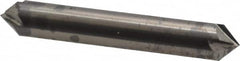 Accupro - 3/8" Diam 4 Flute Double End Solid Carbide Chamfer Mill - Eagle Tool & Supply