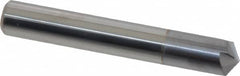 Accupro - 3/8" Diam 4 Flute Single End Solid Carbide Chamfer Mill - Eagle Tool & Supply