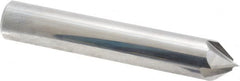 Accupro - 1/2" Diam 4 Flute Single End Solid Carbide Chamfer Mill - Eagle Tool & Supply